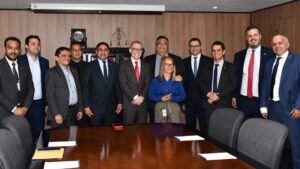 Deputado Leandro Bello participa de reuniões com os ministros Flávio Dino e Juscelino Filho