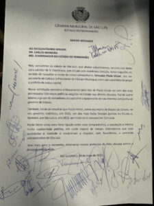 Veja Agora: Vereadores entregam abaixo-assinado a Carlos Brandão respaldando nome de Paulo Victor à Prefeitura de São Luís em 2024