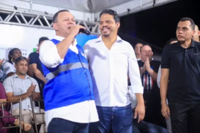 Prefeito Luciano, governador Carlos Brandão e Dra. Thaisa entregam nova Estação de Tratamento de Água à população de Pinheiro