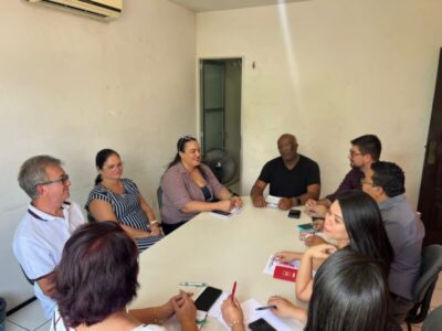 Presidente do Conlagos Consórcio e prefeito de Cantanhede, Zé Matinho, o Kabão, faz reunião para otimizar elaboração de planos urbanos e ambientais nos municípios do consórcio
