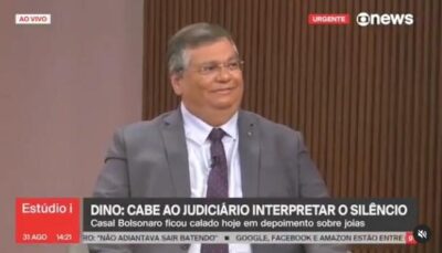 Ao ser questionado em entrevista na GloboNews, Flávio Dino respode: “Estou com Cara de Ministro do Supremo?”