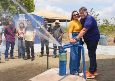 Na semana de aniversário de São Domingos prefeito Tratorzão leva água de presente para comunidade Taboquinha