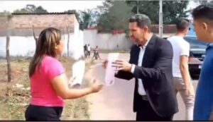 Vídeo mostra confusão entre vereadora e prefeito de Morros após desapropriação de terreno