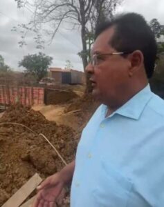 Raimundinho visita obras que estão sendo realizadas em Presidente Dutra