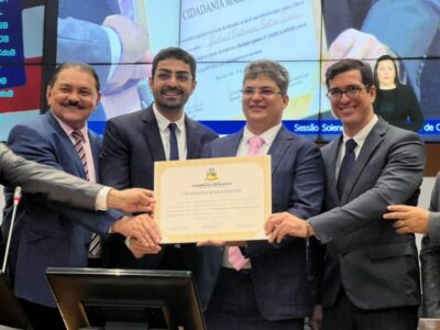 Assembleia Legislativa entrega Título de Cidadão Maranhense a Gabriel Tenório