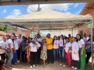 Paço do Lumiar: Presidente da Câmara Jorge Marú participa de ação social na Vila do Povo