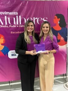 Vereadora Katiane Leite, representa a força da mulher pedreirense no Encontro “Movimenta Mulheres”, em Bacabeira