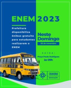 Prefeitura de Cantanhede Oferece Transporte Gratuito para Estudantes Realizarem o ENEM em Itapecuru