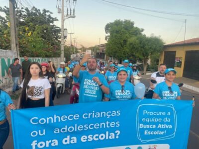 Secretaria de Educação de Tuntum realiza Motocada do Dia D do Busca Ativa Escolar