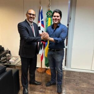 Prefeito João Martins fortalece parcerias em reunião com Ministro dos Esportes, André Fufuca