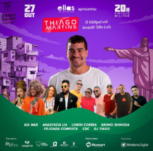 A Contagem Regressiva Começa: Expectativas Altas para o Show de Thiago Martins no Círculo Militar nesta Sexta (27)