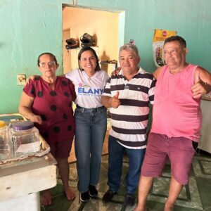 Elany Jorge é bem recebida com carinho na zona rural de Grajaú