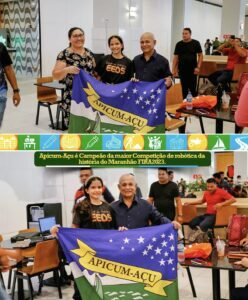 Apicum-Açu é Campeão na maior Competição de robótica da história do Maranhão FIRA2023.