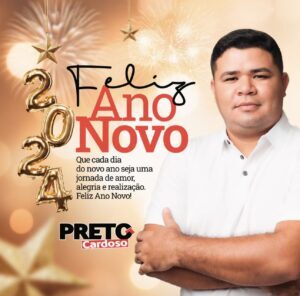 Preto Cardoso deseja um Feliz Ano Novo aos Turiense.