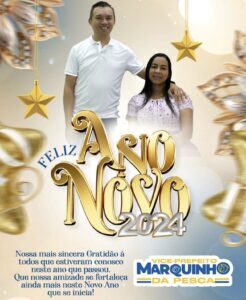 Marquinho da Pesca deseja um feliz Ano Novo a todos os Boa-vistense.