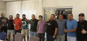 Jovem empresário Koqueirinho se reúne com amigos lideranças política.