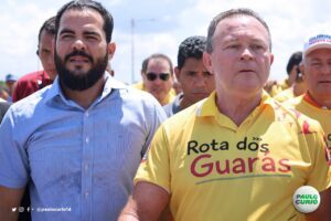 Prefeito Paulo Cúrio participa da inauguração da MA-211 que liga Central/Bequimão neste domingo (07).