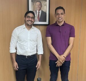 Prefeito Dr. Pedro visita secretário de estado de meio ambiente para discutir a revitalização do lixão municipal.