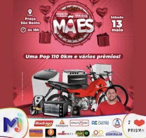 Prefeitura de Mirador irá realizar sorteio de prêmios em comemoração ao dias das mães.