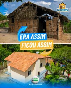 No dia das Mães Prefeito Paulo Curió entrega a segunda casa construída com doação de 50% do seu salário.