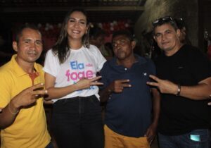 Pré candidata a prefeita Thaymara Amorim visita Zona rural de Nova Olinda.