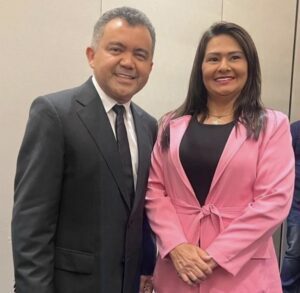 Vereadora Nildinha Teles Participou da filiação do deputado cleber verde