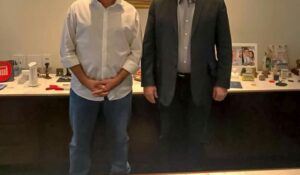 Comandante Schnneyder é recebido pelo governador Carlos Brandão