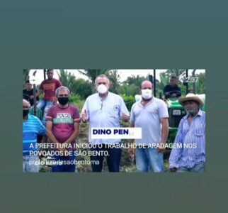 Prefeito Dino Penha intensifica obras em São Bento
