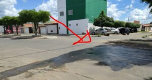 Imagem Denúncia: Água, lama ou fezes?
