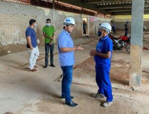 Coelho Neto: prefeito Bruno Silva acompanha início das obras do Mercado Velho