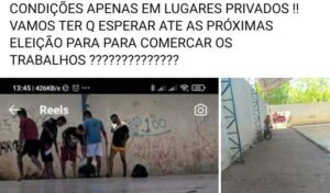 Cadê a prefeitura de Timon? Jovens se mobilizam para fazer reforma de quadra esportiva