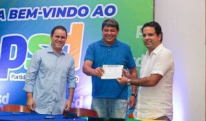 Caxias: PSD faz ato de filiação para empresário Constantino Castro