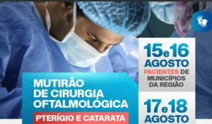 Prefeitura de Caxias e Governo do Estado realizam Mutirão de Cirurgias de Catarata e Pterígio
