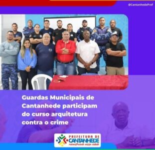 Em Cantanhede, guardas municipais participam do curso Arquitetura Contra o Crime