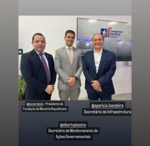 Kécio Rabelo e Aparício Bandeira participam do 1º Congresso Estadual do Municipalismo Maranhense