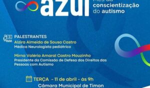 Câmara de Timon realiza sessão solene em alusão ao mês da Conscientização do Autismo