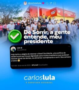Carlos Lula comemora assinatura do projeto Brasil Sorridente