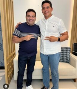 Josimar Maranhãozinho reúne-se com Paulo Marinho Júnior