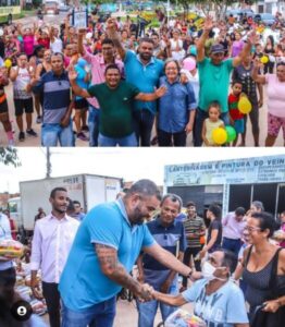 Paulo Victor realiza entrega de mais cestas básicas na Praça Maria Aragão