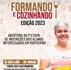 Sedes vai realizar curso Formando e Cozinhando
