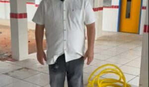 Vereador Bilú visita obras do deputado Rubens Jr em Matões