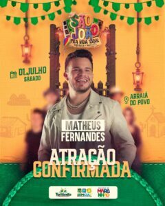 Turilândia Prefeitura confirma três primeiras atrações do “São João pra vida toda”