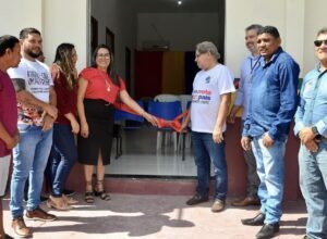A Prefeitura de Apicum-Açu em parceria com Justiça eleitoral inauguram o termo judiciário com posto de Atendimento do TRE.