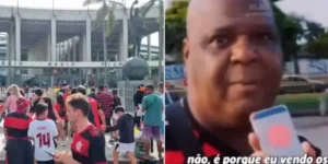 Vai acabar com a “profissão”!!! Cambista viraliza na internet após reclamar de biometria facial em jogos do Flamengo; VEJA VÍDEO