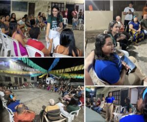 Mariana Brandão realiza reunião com moradores do Lima Verde em Paço do Lumiar
