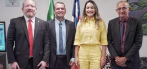 Prefeito de Tuntum-MA, Fernando Pessoa, busca benefícios e melhorias para a cidade durante reuniões em Brasília