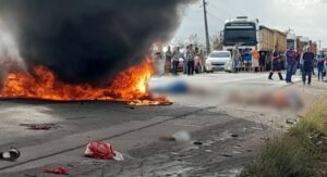Tragédia na BR-222: Colisão e incêndio em carro resultam na morte de quatro pessoas da mesma família
