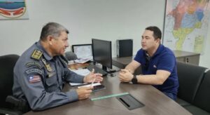 Seugurança Pública! Empresário André da RalpNet se propõem a fazer doação de sistema de monitoramento para polícia militar em pinheiro.
