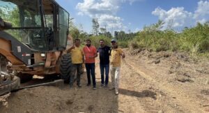 Prefeito Júnior garimpeiro avança na recuperação das estradas Vicinais centro Novo do Maranhão.