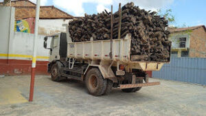 Caçamba doada pela Codevasf para associação em Trizidela do Vale é apreendida transportando lenha para fábrica de sabão da família de ex-prefeito